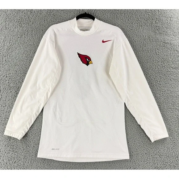 Nike Pro Combat Arizona Cardinals Shirt Mens XL White Dri-FIT Compression 628130