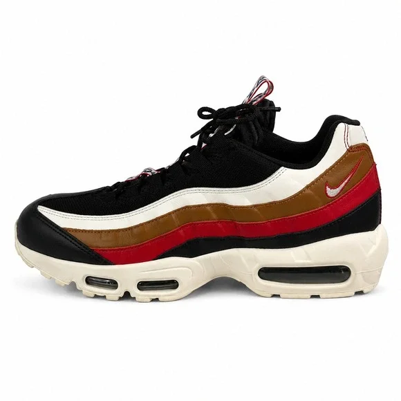 Nike Air Max 95 TT PRM Black Ale Brown Gym‎ Red AJ4077-002 Mens Size 12