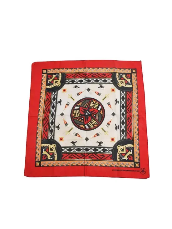 Vintage Aztec 90s Pattern Pink Bandana