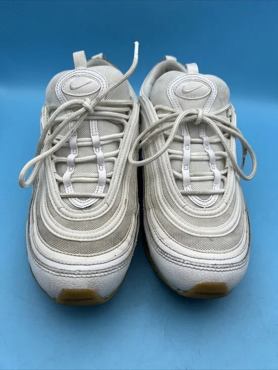Men’s Nike Sneakers Air Max 97 ‘White / Gum’ Size 9 EUC DJ2740–100