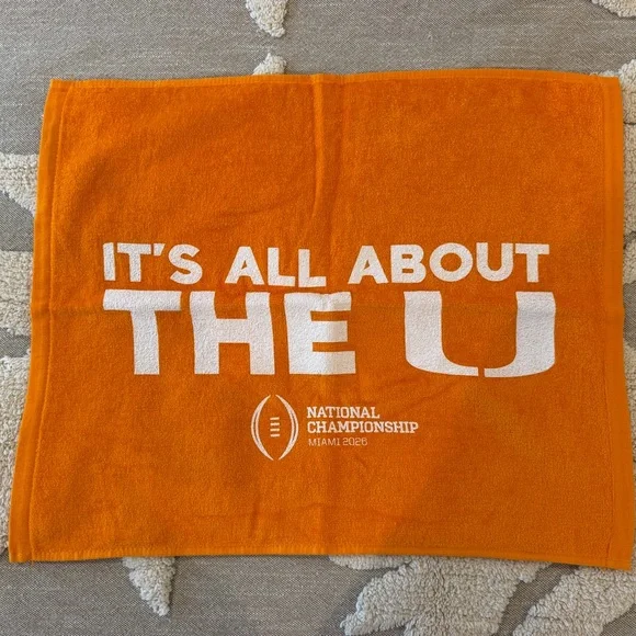 It’s All About The U Orange Rally Towel - National Championship