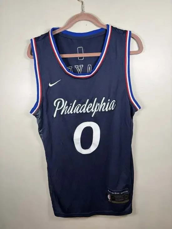 Nike Tyrese Maxey Philadelphia 76ers Swingman Size 50 Basketball