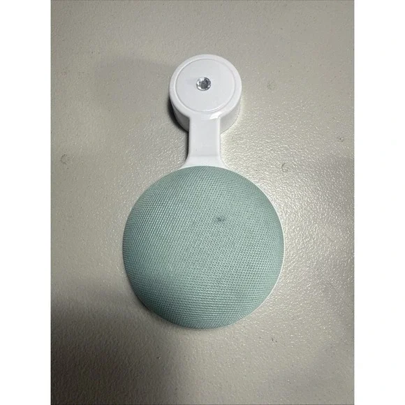Google Home Mini Light Green with Wall‎ Outlet Mount TESTED WORKS with Charger