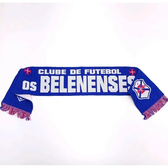 Scarf Club De Football Os Belenenses‎ Portuguese Blue Red White Soccer Euro