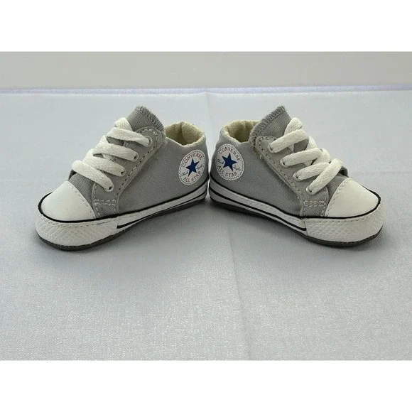Converse Chuck Taylor All Star Cribster Baby Shoes US 1 Wolf Gray 865159C