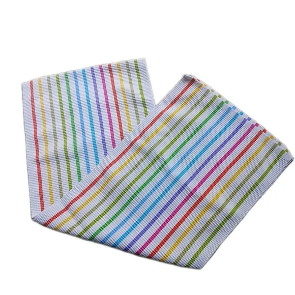 Rainbow Stripe Table Runner 13 x 64 Polyester Pride