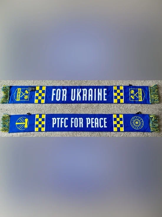 Portland Timbers / Thorns PTFC For Peace For Ukraine Soccer Scarf