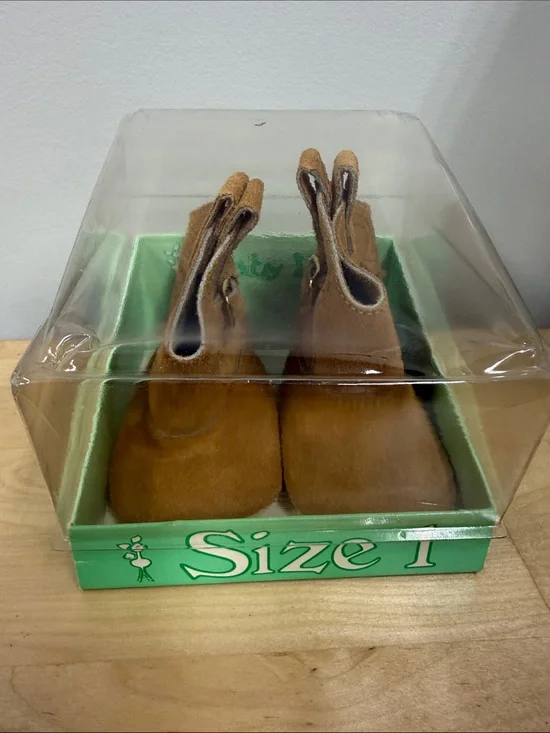 Baby Deer Tan Baby Walker Booties