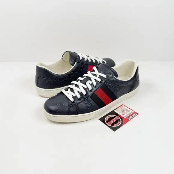 Size 8US - Gucci Ace GG Leather Monogram