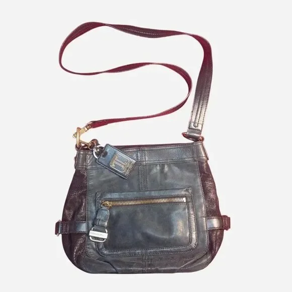 Tignanello Vintage mix black leather bag
