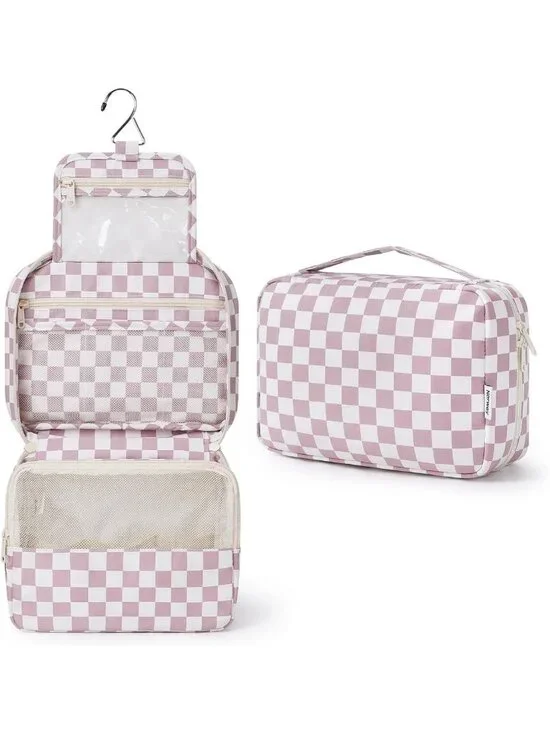 Compact Travel Toiletry Bag for Women | Makeup Organizer & Cosmetic Storage