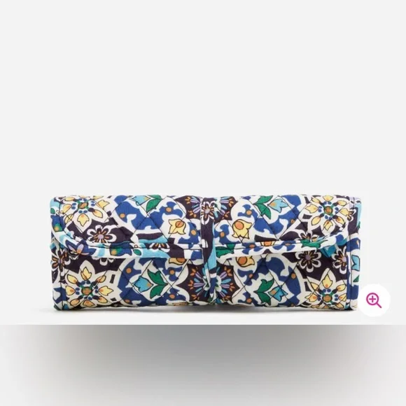 Vera Bradley Make-Up Brush Insert in Lisbon Medallion Cool