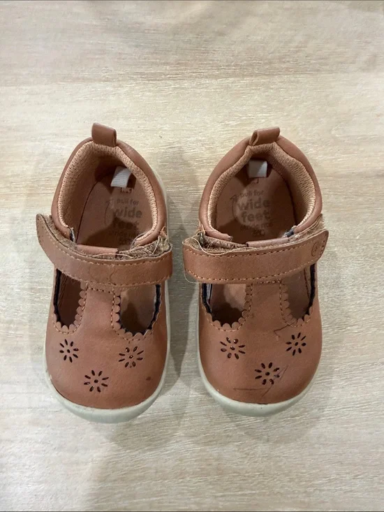 StrideRite Toddler Mary Jane Shoes in Brown