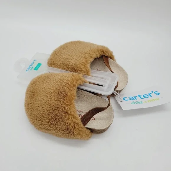 NEW Carter's Child Of Mine Baby Alya Clogs Girls Brown Size 2