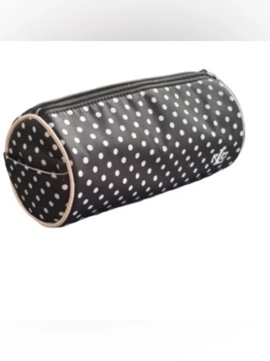 Ralph Lauren Polka Dot Cosmetic Pouch - Black and White