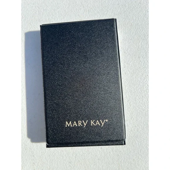 Mary Kay Black Folding Mirror with Clear Carrying Bag New
