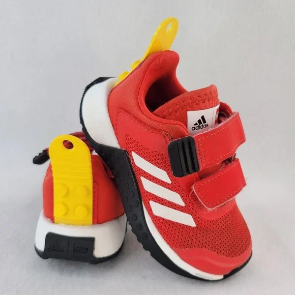 Adidas X Lego Shoes Toddlers 5.5K Baby Red  Sport Infant Sneakers FX2877