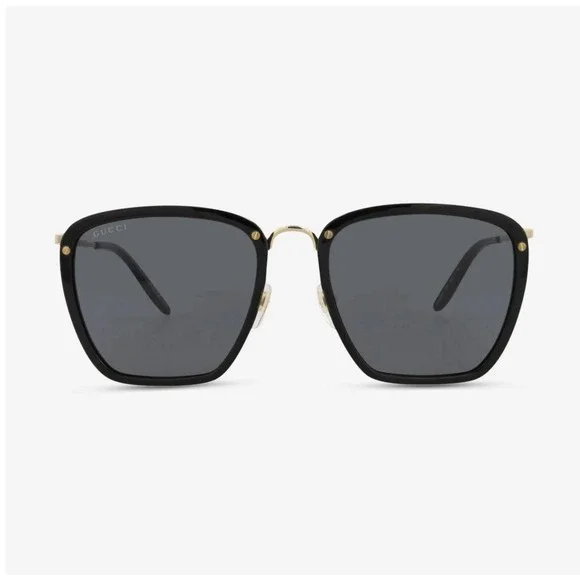 Gucci GG0673S Black/Grey (001) Sunglasses Authentic $550