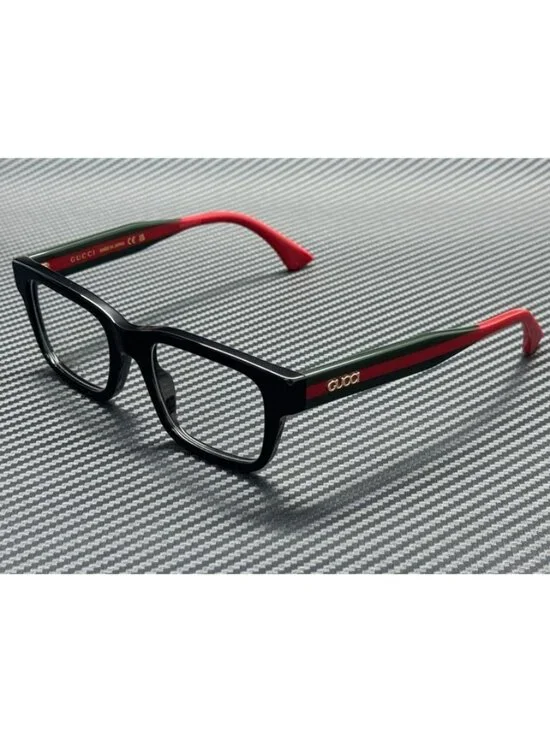 New Gucci Men Black Eyeglasses 50-20-145