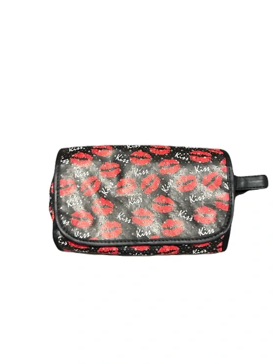 Lips Kiss Hanging Cosmetic Travel Case Folding Make up