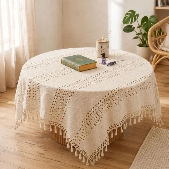 Hand Woven Tablecloth 35