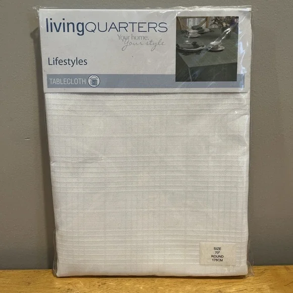 Living Quarters Fabric Tablecloth Lifestyles Size 70