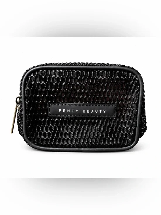 Fenty Beauty Black Mesh Makeup bag