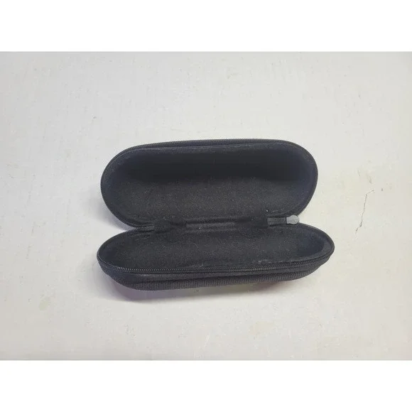 Oakley‎ Sunglasses Hard Case Black Neon Green Icon Logo Zippered Vault Eyewear