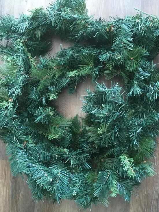 9 ft Christmas Garland Premium Faux Pine Greenery Farmhouse Decor Outdoor