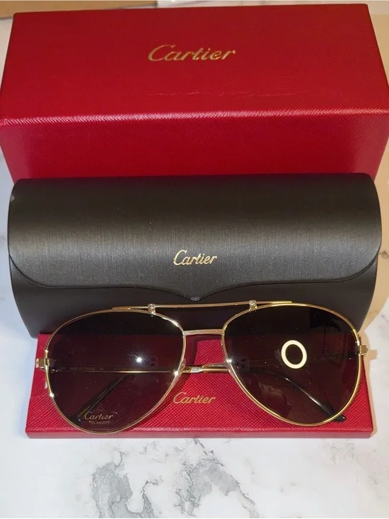 CARTIER Sunglasses - SANTOS DE CARTIER  - CT0083S 003