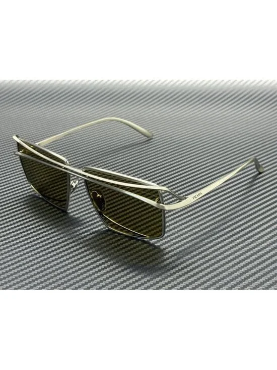 New PRADA Men Silver Vintage Sunglasses 58-15-140