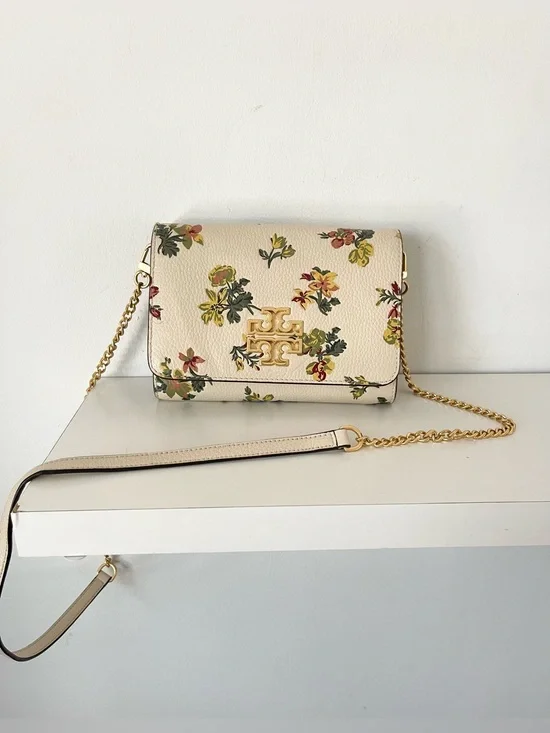 Tory Burch Britten Floral Crossbody Bag