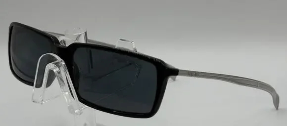 Versus Sunglasses Rectangular Black Gray Lenses Unisex 53mm