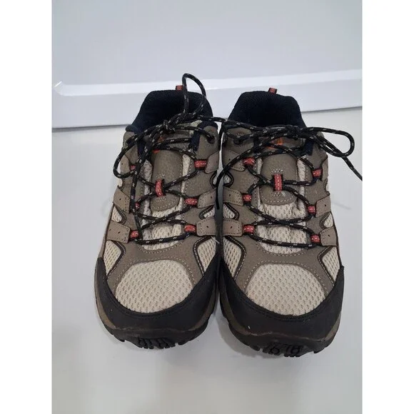 Merrell Kids Moab 2 Low Lace Hiking Sneaker  Durable Leather Textile Mesh Rubber