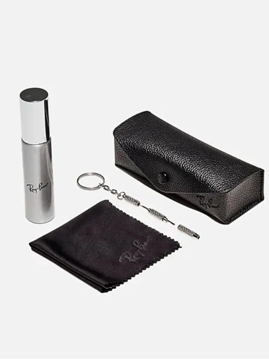 Ray-Ban Official Eyeglass & Sunglasses Care Kit Cleaner Case Cloth Tool NWT