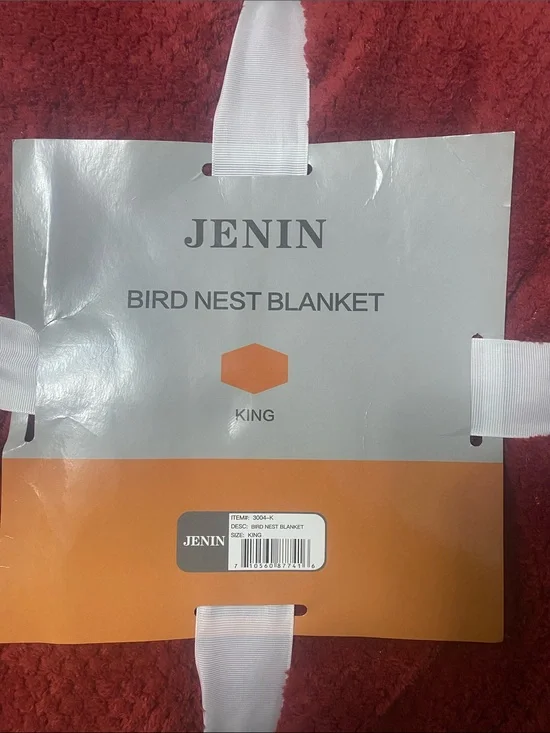 Red Bird Nest Blanket - Cozy Pet Nest