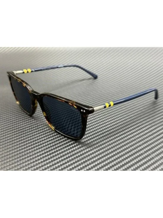 New Polo Ralph Lauren Men Shiny Havana Sunglasses 56-18-145