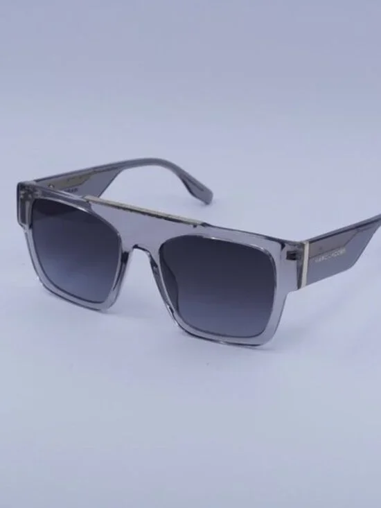 Marc Jacobs MARC 757/S 0KB7 9O Sunglasses Grey Square Frame, Grey Lenses