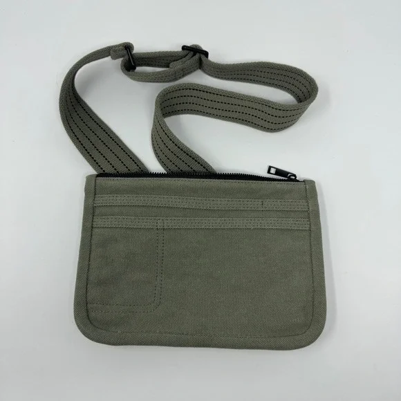The Particulars Nice Pack Mini‎ Cross Body Canvas Bag Light Green