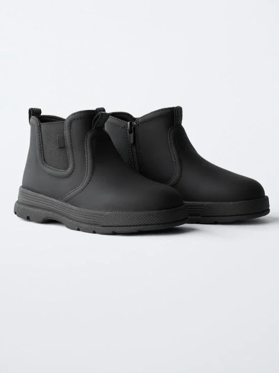 NWT ZARA Toddler Boy Rubberized Boots Size 9