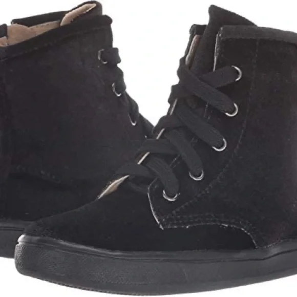Old Soles Girls Velvey Swag Boot Black NWT