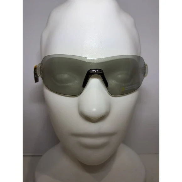 New NOS Ryders Via R650-003 Photochromatic Cycling Glasses Gray Lens Clear Frame