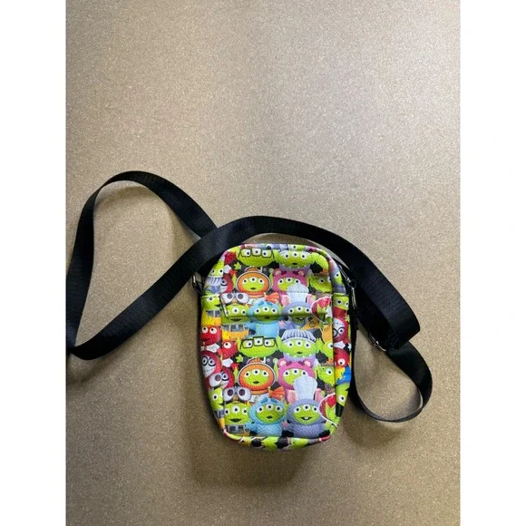 Disney Toy Story Alien Mini Crossbody‎ Bag Character Print Adjustable Strap