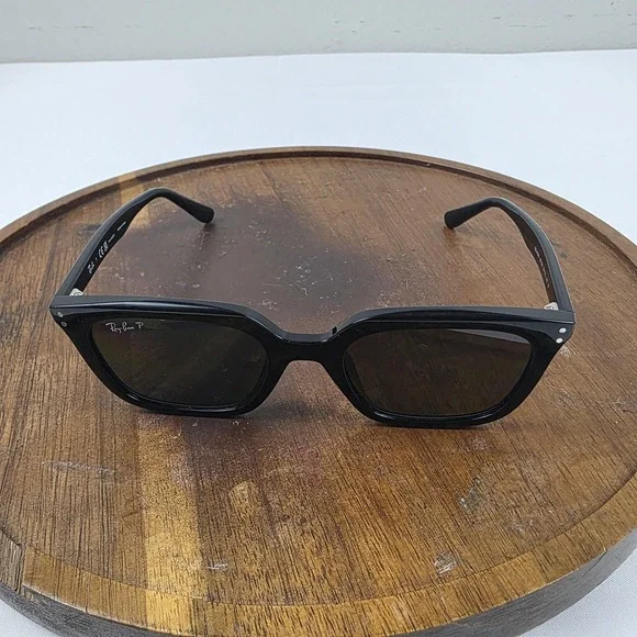 Ray-Ban RB4439D Sunglasses Mens 54-21-145 Black Green Polarized Square 901/9A