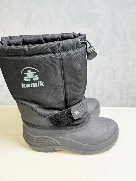 Kamik Kids Boots Size 2 Black Snow Winter