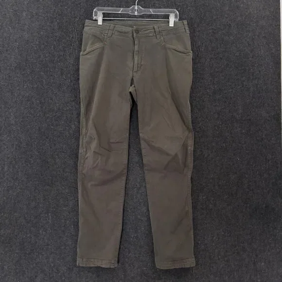 The North Face North Dome Pants Men's 32x30 Olive Green Chino Zip Drawcord