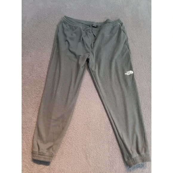 The North Face Men's Tech‎ Joggers Sweatpants XXL Gray UPF 40 Elastic Cuff Logo