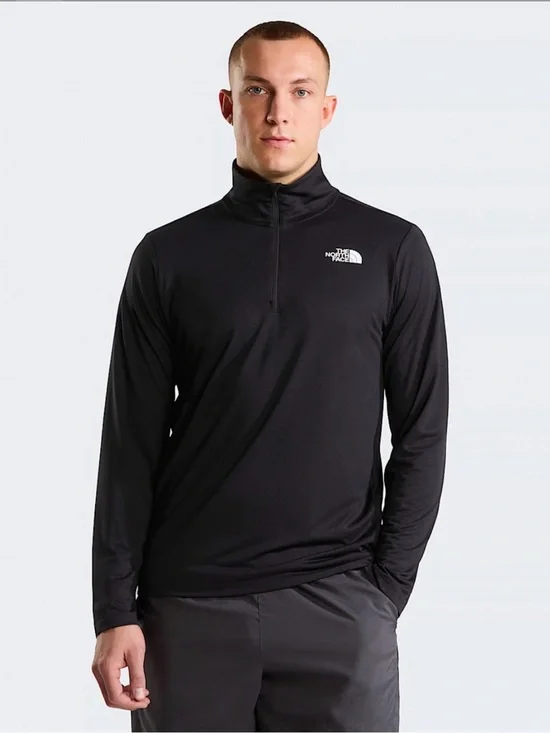The North Face Men's Black Quarter-Zip Performance Top