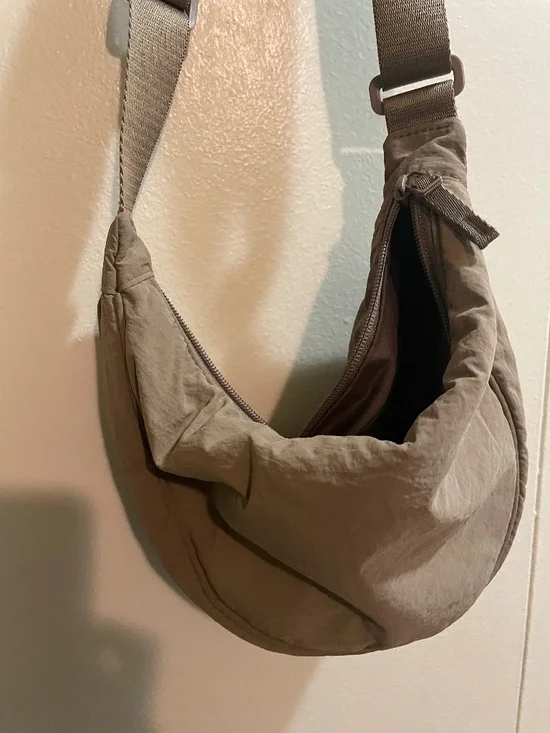 Uniqlo Tan Crescent Bag - Original