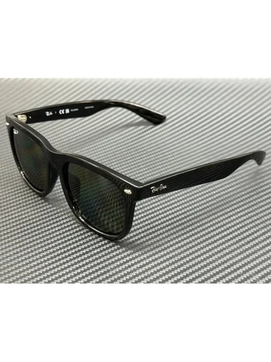 New Ray-Ban Men Black Sunglasses 57-19-145